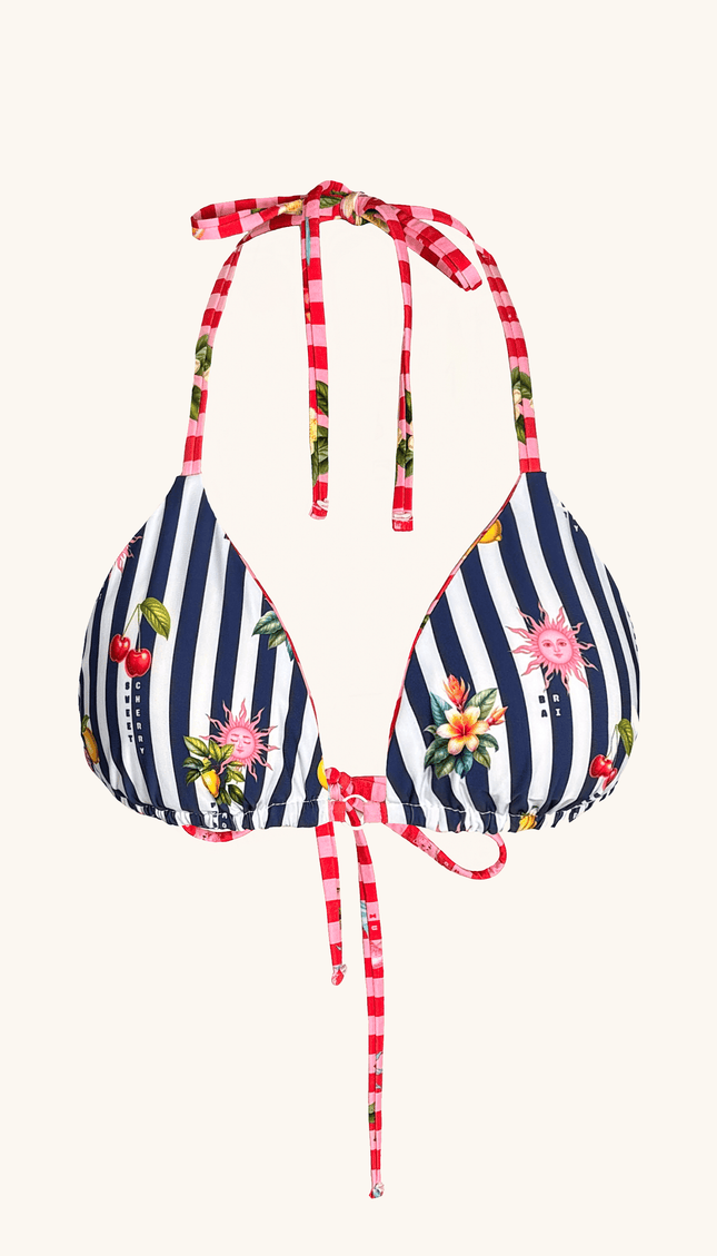 Top de Bikini Reversible , Colección Alma Frutal - Bari, los mejores trajes de baño y Bikinis. Diseño y tecnología juntos.
