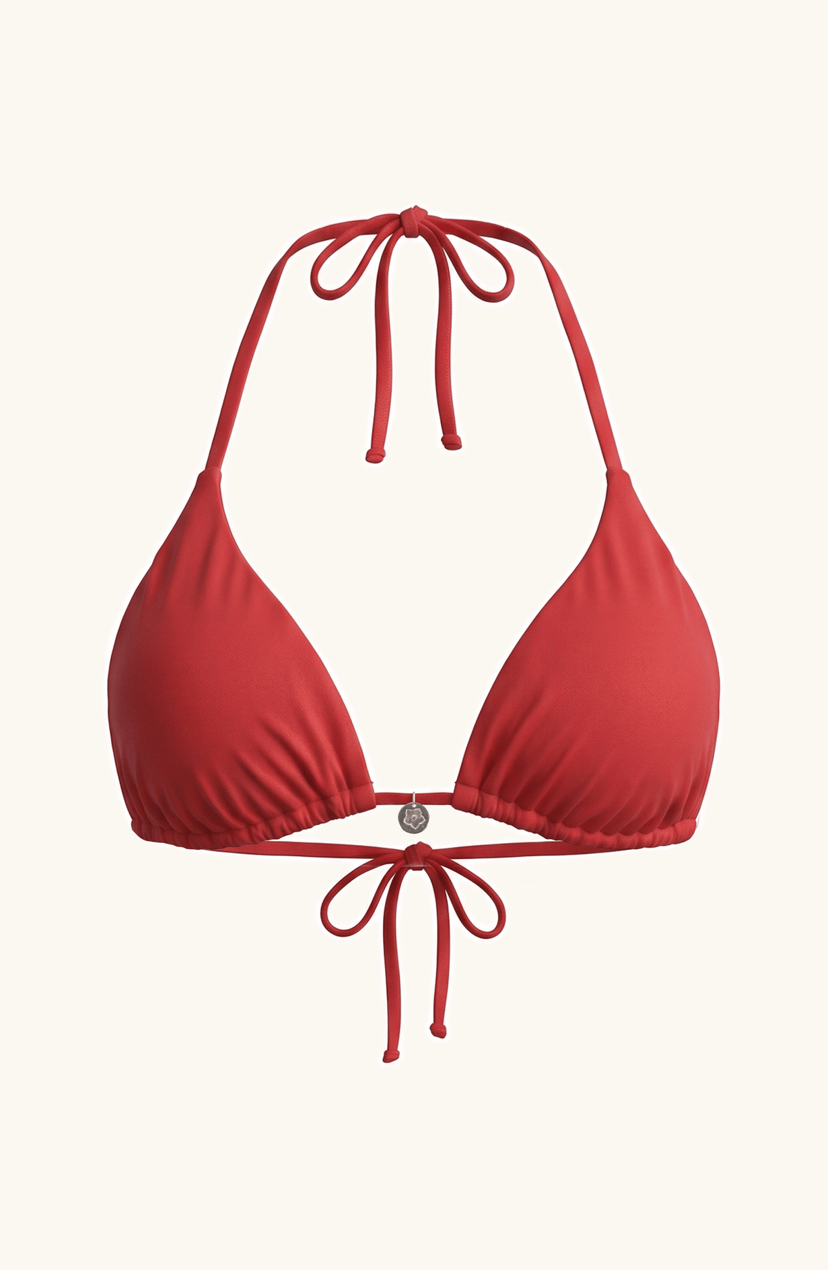 Top de Bikini Rojo, Colección Alquimia - Bari, los mejores trajes de baño y Bikinis. Diseño y tecnología juntos.