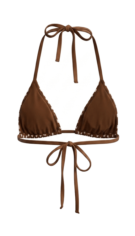 Top de Bikini Safari, Colección ODISEA - Bari, los mejores trajes de baño y Bikinis. Diseño y tecnología juntos.