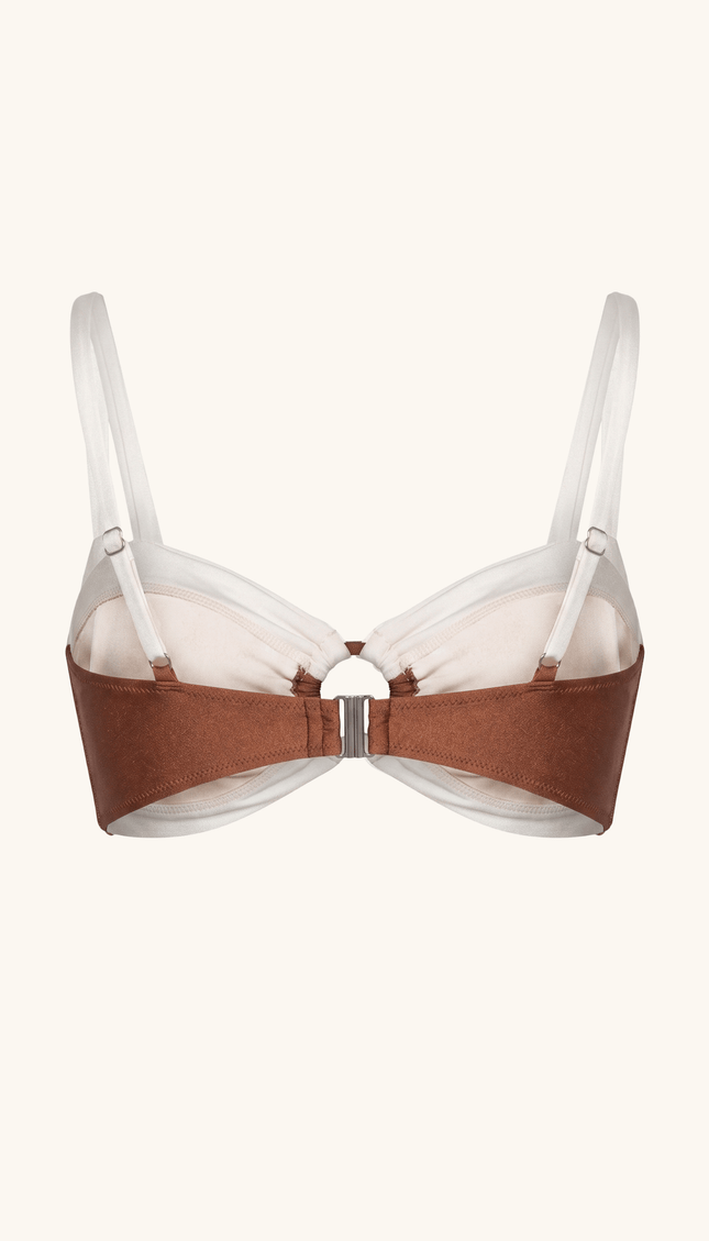 Top de Bikini Safari , Colección ODISEA - Bari, los mejores trajes de baño y Bikinis. Diseño y tecnología juntos.