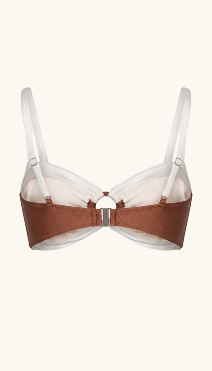 Top de Bikini Safari , Colección ODISEA - Bari, los mejores trajes de baño y Bikinis. Diseño y tecnología juntos.