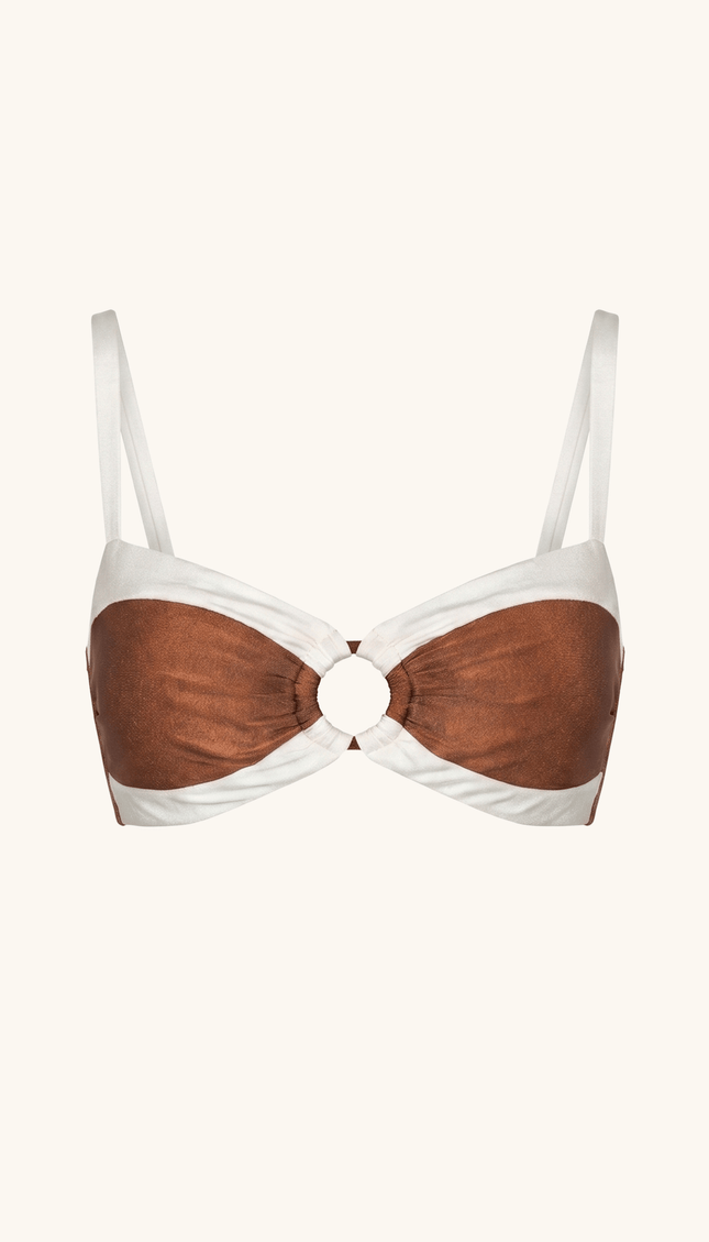 Top de Bikini Safari , Colección ODISEA - Bari, los mejores trajes de baño y Bikinis. Diseño y tecnología juntos.