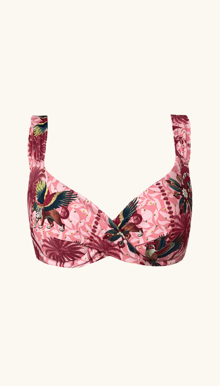Top de Bikini Varilla Spiriti Colorati, Colección Limoncello - Bari, los mejores trajes de baño y Bikinis. Diseño y tecnología juntos.