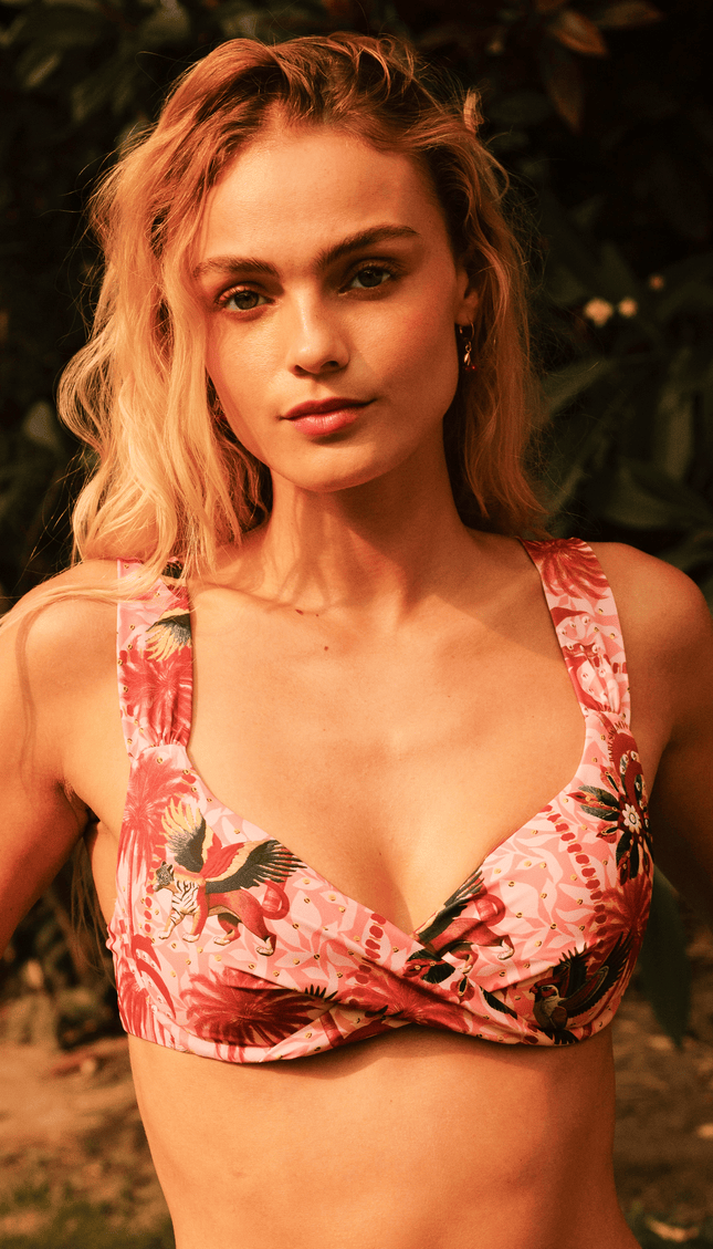 Top de Bikini Varilla Spiriti Colorati, Colección Limoncello - Bari, los mejores trajes de baño y Bikinis. Diseño y tecnología juntos.