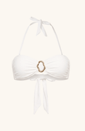 Top Strapless de Bikini Cloud Dancer, Colección ODISEA - Bari, los mejores trajes de baño y Bikinis. Diseño y tecnología juntos.