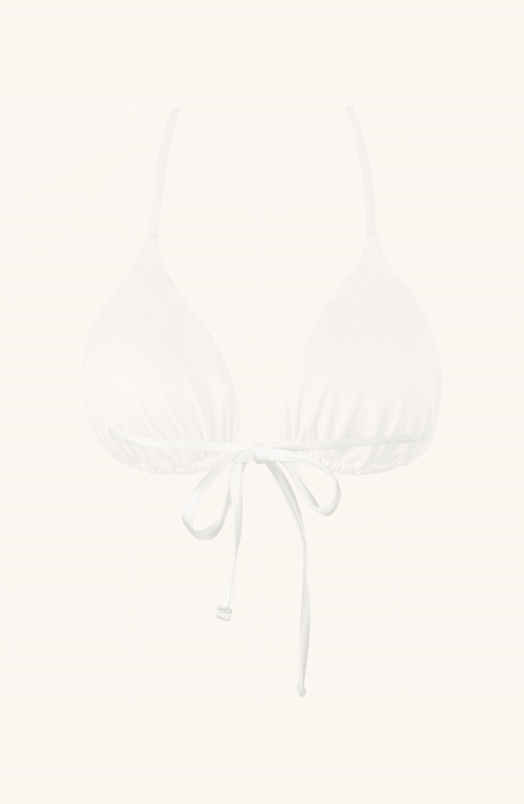 Top Triangular de Bikini Cloud Dancer, Colección ODISEA - Bari, los mejores trajes de baño y Bikinis. Diseño y tecnología juntos.