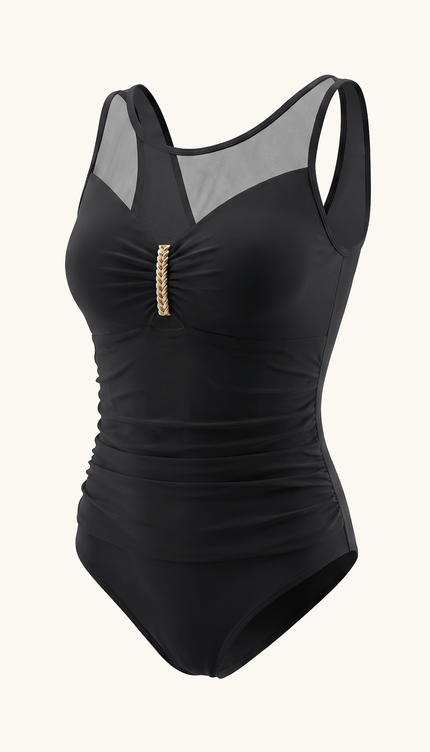 Traje Completo Negro, Colección Alquimia - Bari, los mejores trajes de baño y Bikinis. Diseño y tecnología juntos.