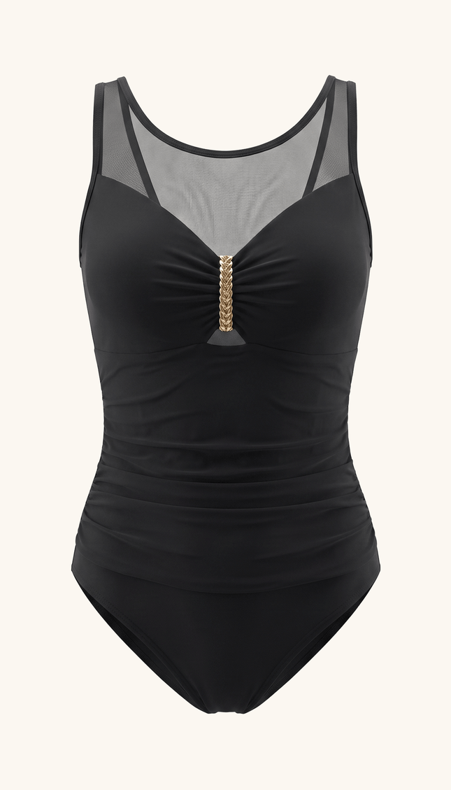 Traje Completo Negro, Colección Alquimia - Bari, los mejores trajes de baño y Bikinis. Diseño y tecnología juntos.