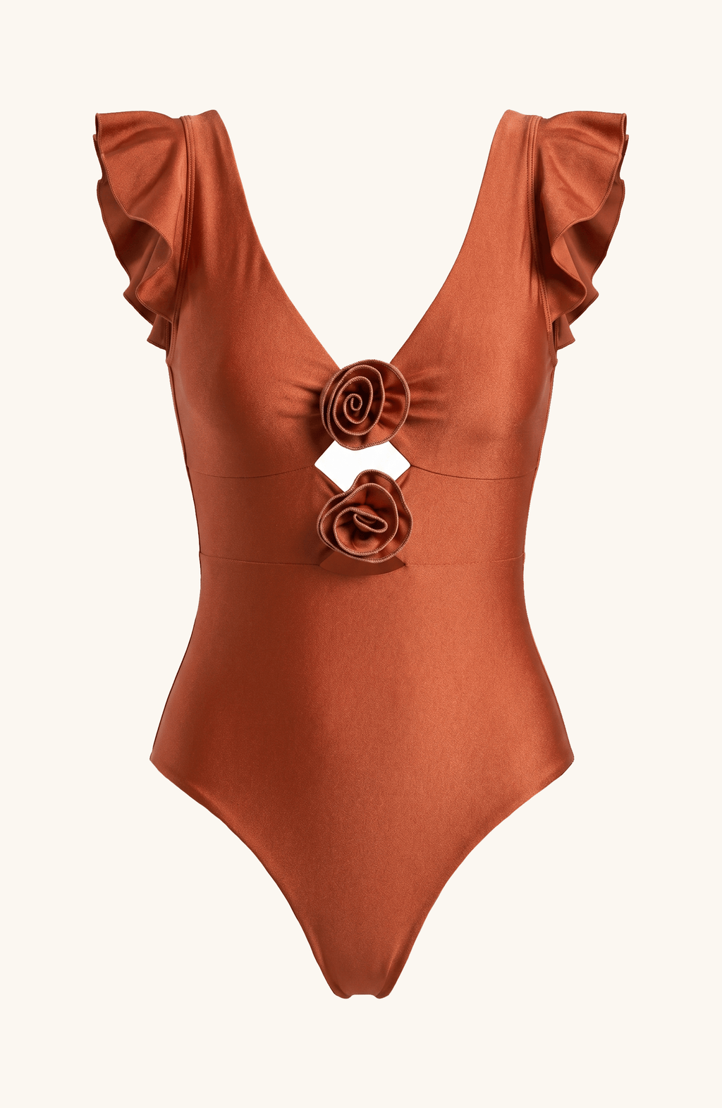 Traje Completo Ocre Brillante, Colección Alquimia - Bari, los mejores trajes de baño y Bikinis. Diseño y tecnología juntos.