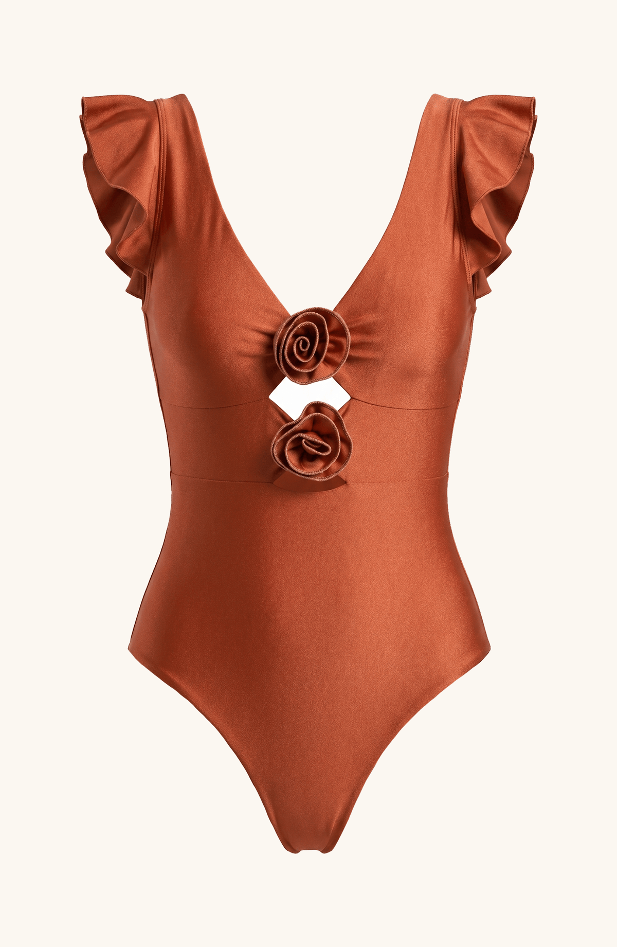 Traje Completo Ocre Brillante, Colección Alquimia - Bari, los mejores trajes de baño y Bikinis. Diseño y tecnología juntos.