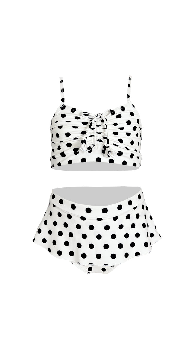 Traje de Baño Bikini Niña Lunares, Colección Limoncello - Bari, los mejores trajes de baño y Bikinis. Diseño y tecnología juntos.