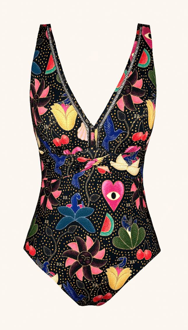 Traje de Baño Completo Control Abdominal , Colección Alma Frutal - Bari, los mejores trajes de baño y Bikinis. Diseño y tecnología juntos.