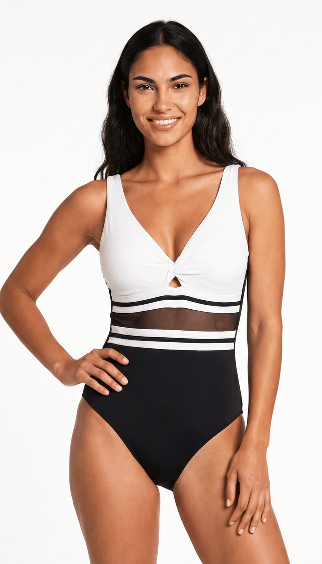 Traje de Baño Completo Control Abdominal, Colección Alquimia - Bari, los mejores trajes de baño y Bikinis. Diseño y tecnología juntos.