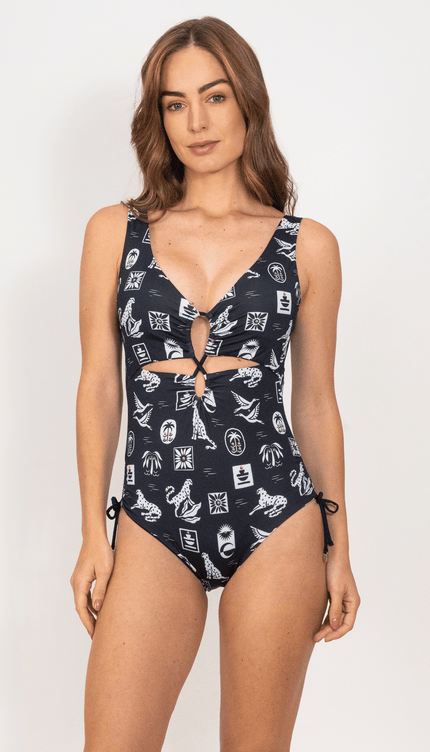 Traje de Baño Completo Jaguar Midnight Colección Pacífico - Bari, los mejores trajes de baño y Bikinis. Diseño y tecnología juntos.
