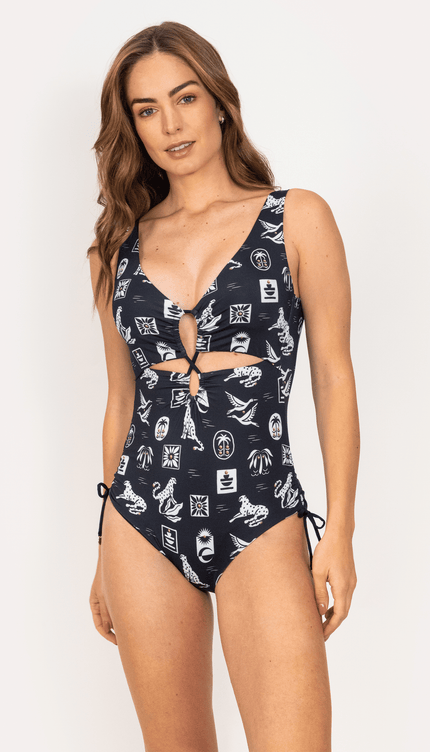 Traje de Baño Completo Jaguar Midnight Colección Pacífico - Bari, los mejores trajes de baño y Bikinis. Diseño y tecnología juntos.