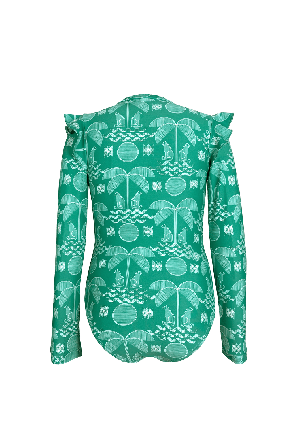 Traje de Baño Completo Manga Larga Niña Fresca Menta , Colección Limoncello - Bari, los mejores trajes de baño y Bikinis. Diseño y tecnología juntos.