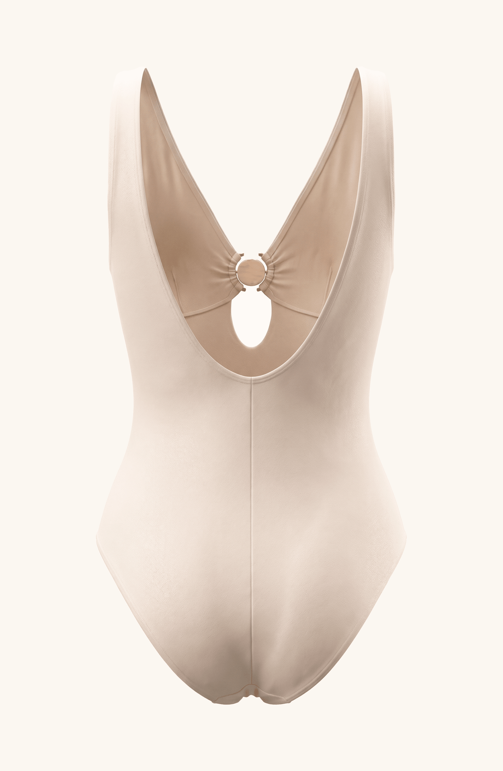 Traje de Baño Completo Marfil , Colección ODISEA - Bari, los mejores trajes de baño y Bikinis. Diseño y tecnología juntos.