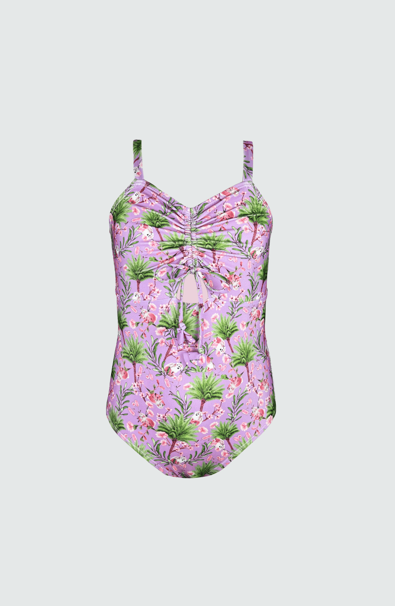 Traje de Baño Completo Niña Estampado Changos Aurora - Bari, los mejores trajes de baño y Bikinis. Diseño y tecnología juntos.