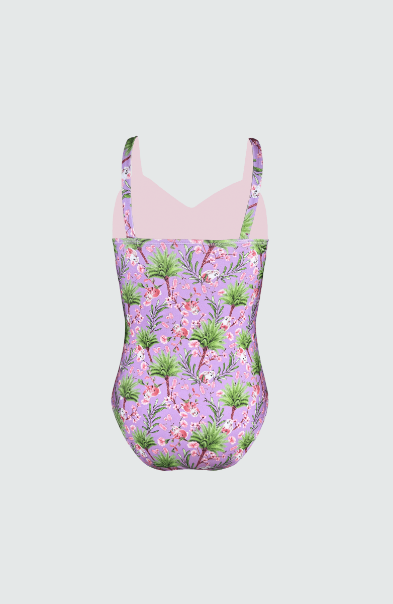 Traje de Baño Completo Niña Estampado Changos Aurora - Bari, los mejores trajes de baño y Bikinis. Diseño y tecnología juntos.
