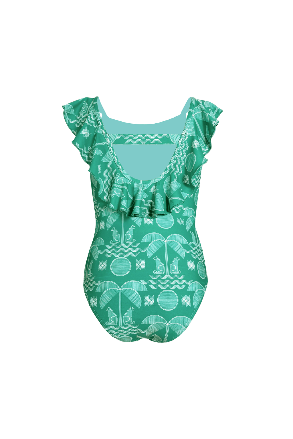 Traje de Baño Completo Niña Fresca Menta , Colección Limoncello - Bari, los mejores trajes de baño y Bikinis. Diseño y tecnología juntos.