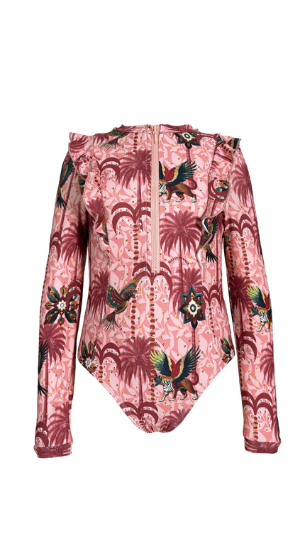 Traje de Baño Completo Niña Manga Larga Spiriti Colorati , Colección Limoncello - Bari, los mejores trajes de baño y Bikinis. Diseño y tecnología juntos.