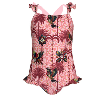 Traje de Baño Completo Niña Spiriti Colorati , Colección Limoncello - Bari, los mejores trajes de baño y Bikinis. Diseño y tecnología juntos.