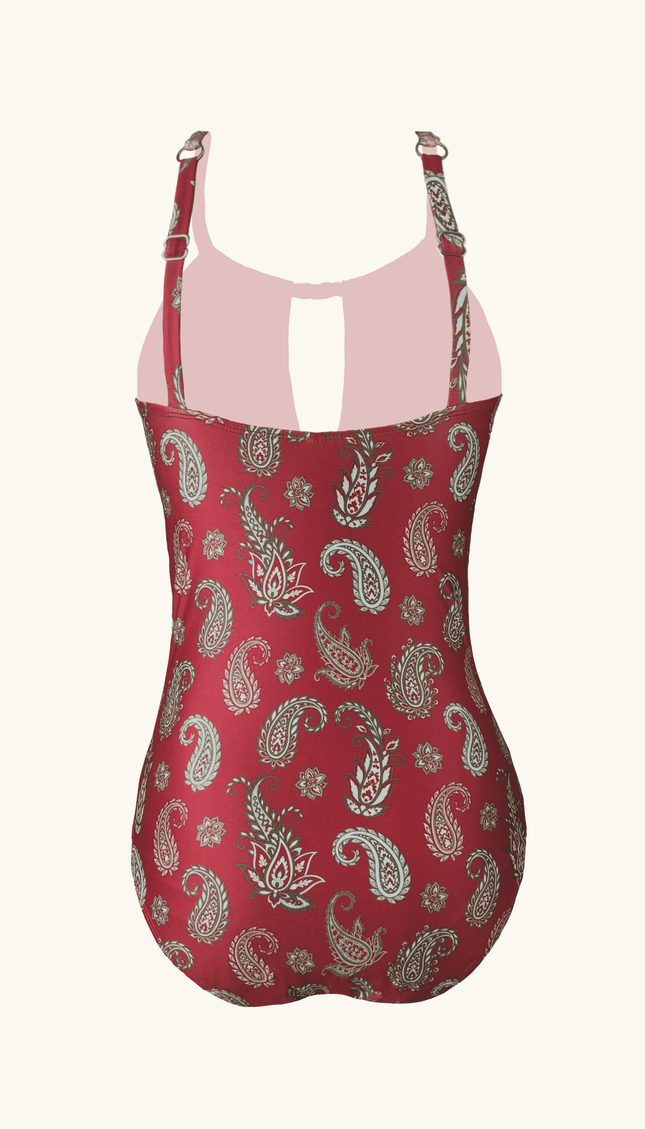 Traje de Baño Completo Paisley, Colección ODISEA - Bari, los mejores trajes de baño y Bikinis. Diseño y tecnología juntos.