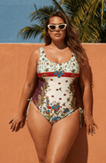 Traje de Baño Completo Paisley Floral , Colección ODISEA - Bari, los mejores trajes de baño y Bikinis. Diseño y tecnología juntos.
