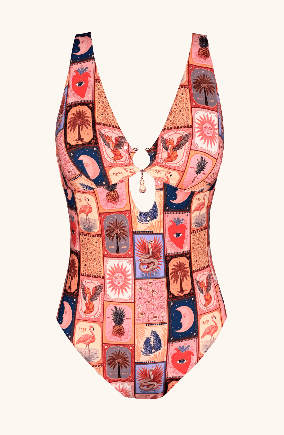 Traje de Baño Completo Tarot, Colección Alma Frutal - Bari, los mejores trajes de baño y Bikinis. Diseño y tecnología juntos.