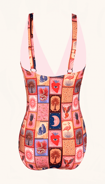 Traje de Baño Completo Tarot, Colección Alma Frutal - Bari, los mejores trajes de baño y Bikinis. Diseño y tecnología juntos.