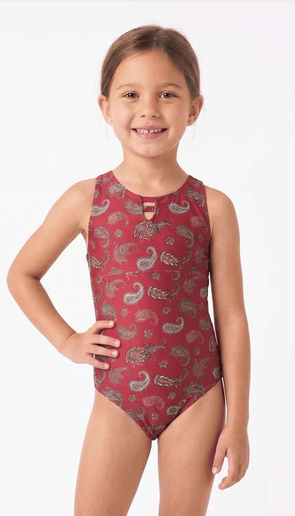 Traje de Baño Niña Completo , Colección ODISEA - Bari, los mejores trajes de baño y Bikinis. Diseño y tecnología juntos.