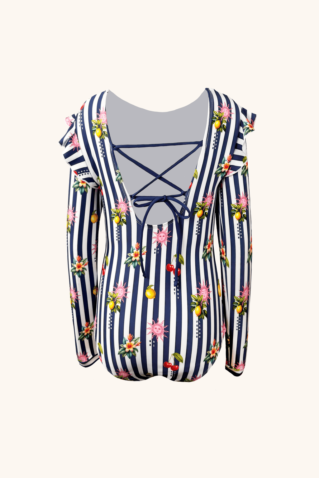 Traje de Baño Niña Completo Manga Larga , Colección Alma Frutal - Bari, los mejores trajes de baño y Bikinis. Diseño y tecnología juntos.