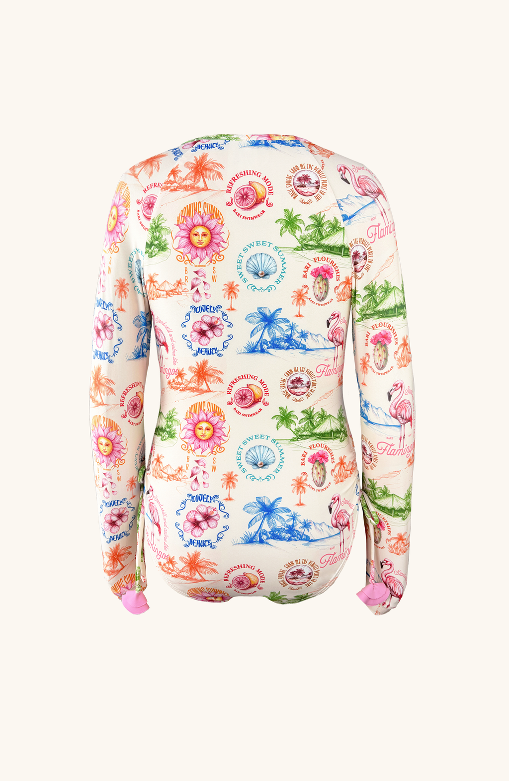 Traje de Baño Niña Completo Manga Larga , Colección Alma Frutal - Bari, los mejores trajes de baño y Bikinis. Diseño y tecnología juntos.