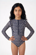Traje de Baño Niña Completo Manga Larga , Colección ODISEA - Bari, los mejores trajes de baño y Bikinis. Diseño y tecnología juntos.