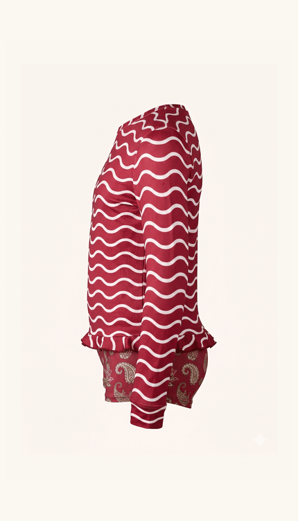 Traje de Baño Niña Tankini Manga Larga, Colección ODISEA - Bari, los mejores trajes de baño y Bikinis. Diseño y tecnología juntos.