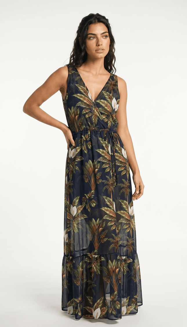 Vestido Maxi Selva, Colección ODISEA - Bari, los mejores trajes de baño y Bikinis. Diseño y tecnología juntos.