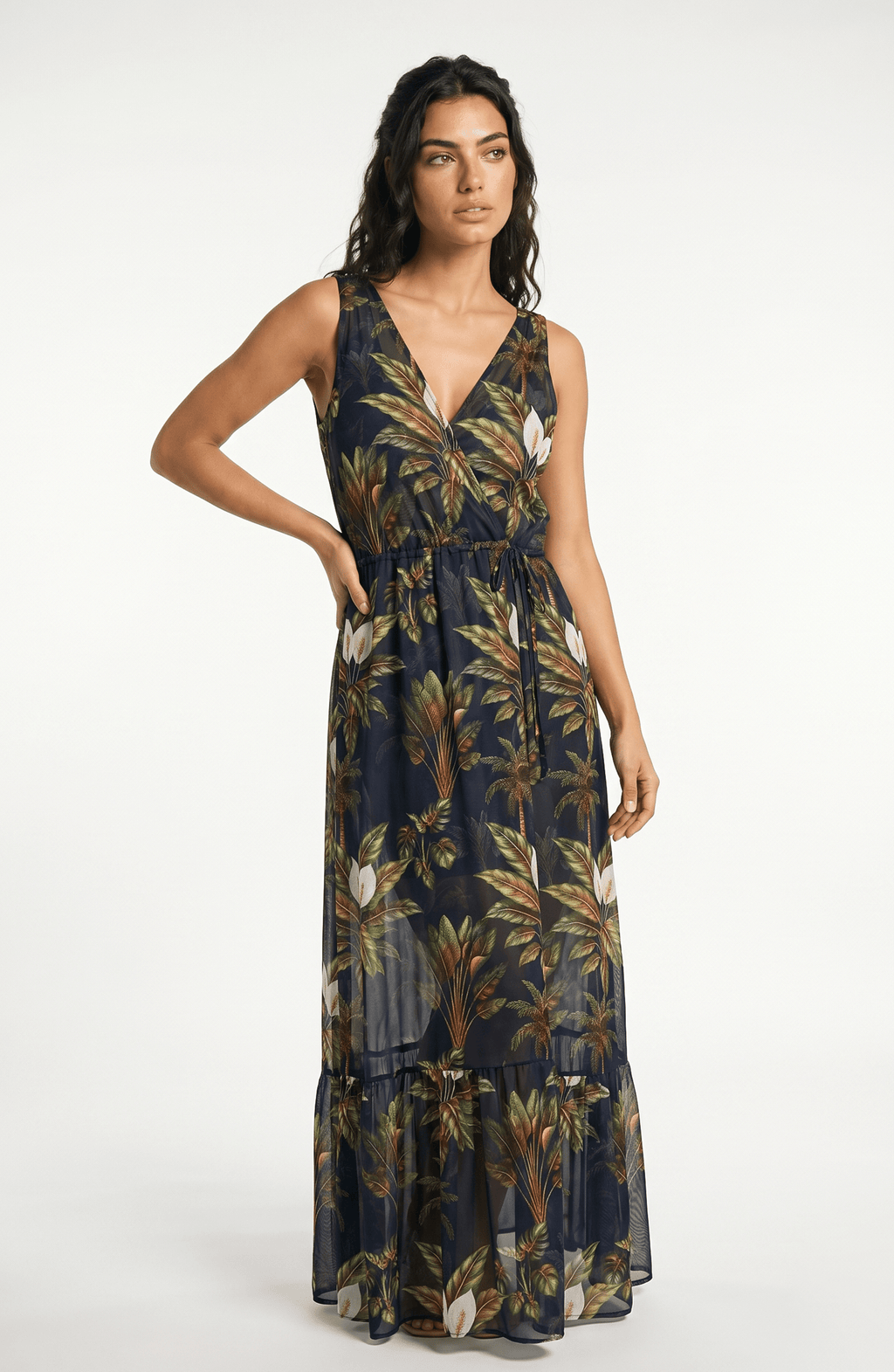 Vestido Maxi Selva, Colección ODISEA - Bari, los mejores trajes de baño y Bikinis. Diseño y tecnología juntos.