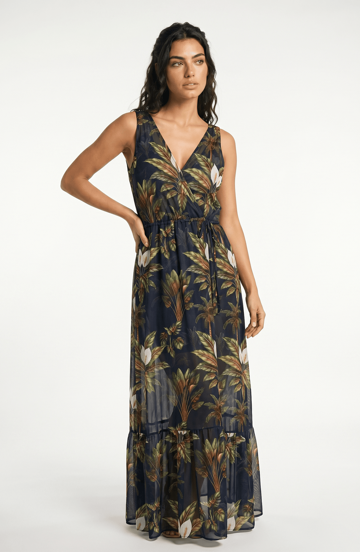 Vestido Maxi Selva, Colección ODISEA - Bari, los mejores trajes de baño y Bikinis. Diseño y tecnología juntos.