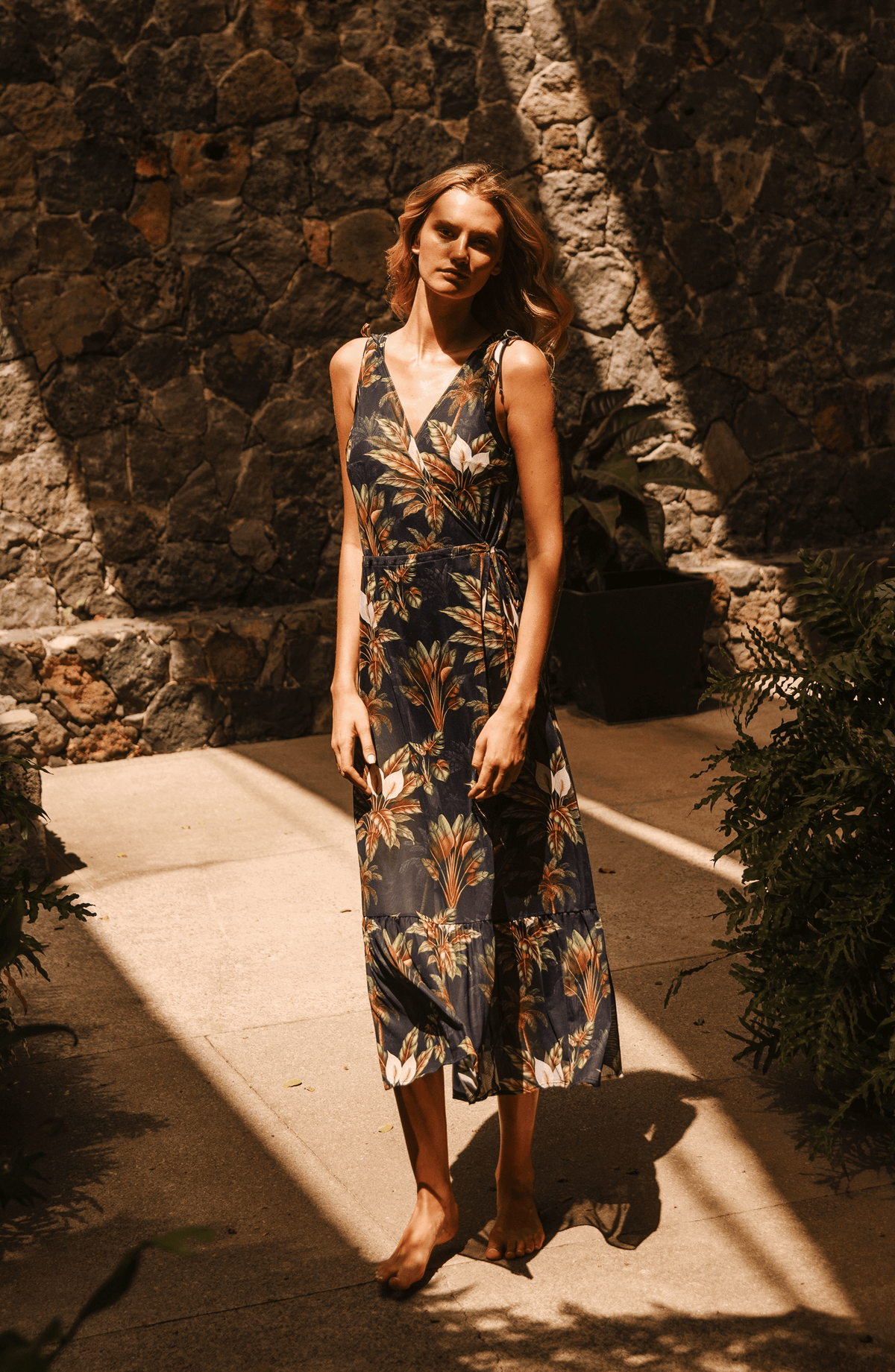 Vestido Maxi Selva, Colección ODISEA - Bari, los mejores trajes de baño y Bikinis. Diseño y tecnología juntos.