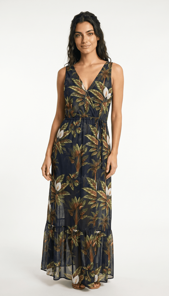 Vestido Maxi Selva, Colección ODISEA - Bari, los mejores trajes de baño y Bikinis. Diseño y tecnología juntos.