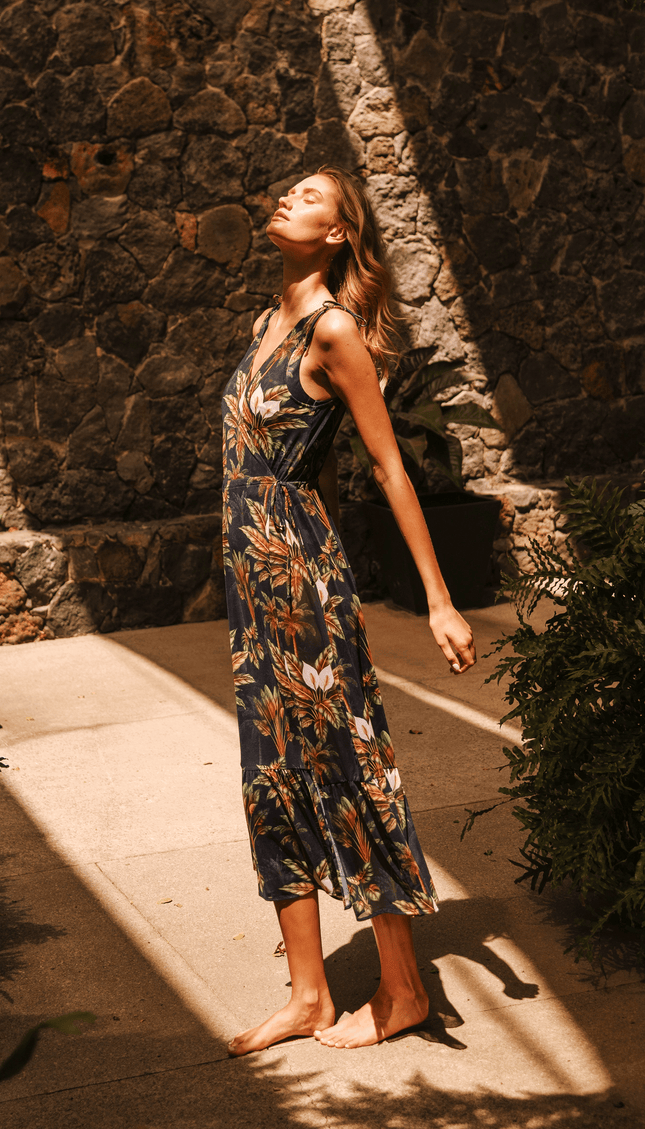 Vestido Maxi Selva, Colección ODISEA - Bari, los mejores trajes de baño y Bikinis. Diseño y tecnología juntos.