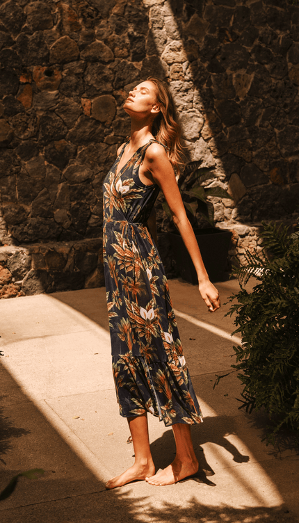Vestido Maxi Selva, Colección ODISEA - Bari, los mejores trajes de baño y Bikinis. Diseño y tecnología juntos.