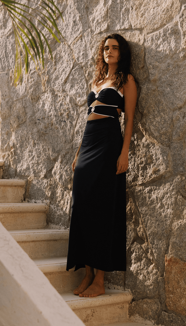 Vestido Midnight Wave, Colección Pacifico - Bari, los mejores trajes de baño y Bikinis. Diseño y tecnología juntos.