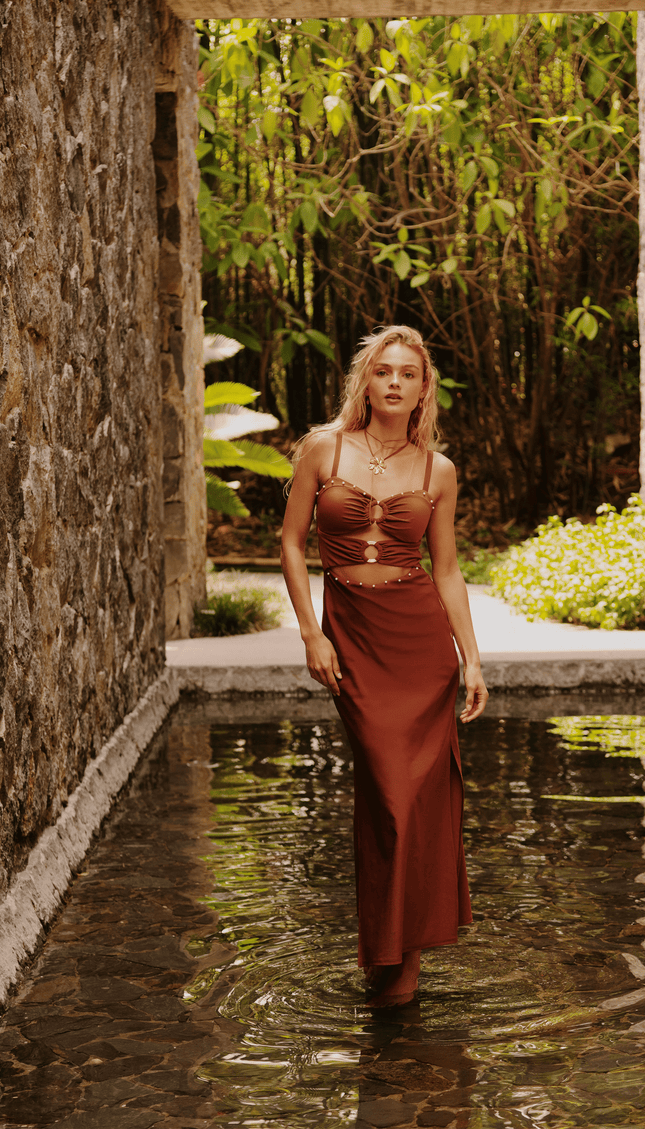 Vestido Toscano con Perlas, Colección Limoncello - Bari, los mejores trajes de baño y Bikinis. Diseño y tecnología juntos.