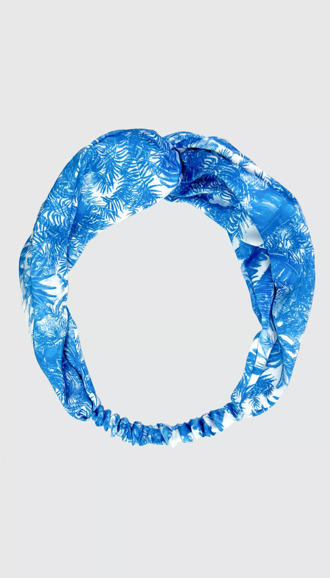 Bandana Palmas Azules Vibra Bonita - Bari, los mejores trajes de baño en México.