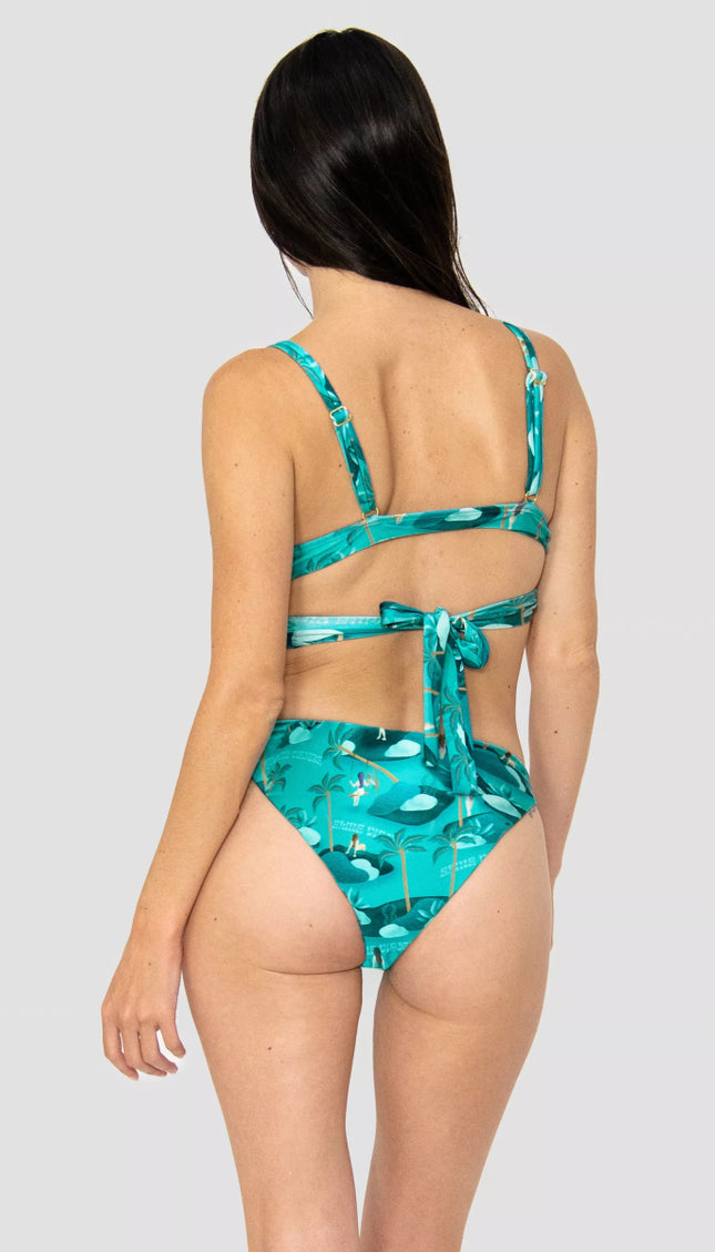 Bikini Estampado Islas Panty Chica Alma Viajera - Bari, los mejores trajes de baño en México.