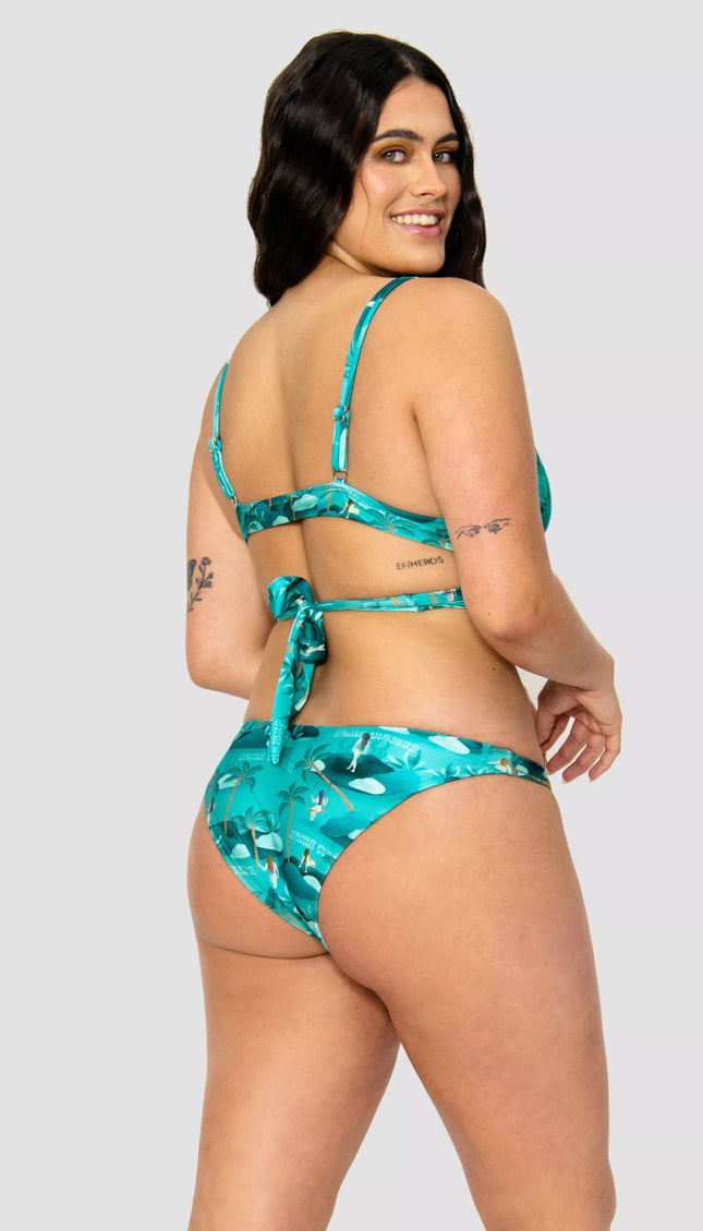 Bikini Estampado Islas Panty Chica Alma Viajera - Bari, los mejores trajes de baño en México.