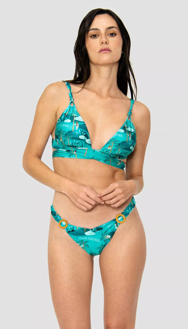 Bikini Estampado Islas Panty Chica Alma Viajera - Bari, los mejores trajes de baño en México.
