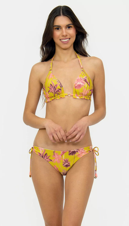 Bikini Reversible Estampado Bailando Entre Palmas - Bari, los mejores trajes de baño en México.
