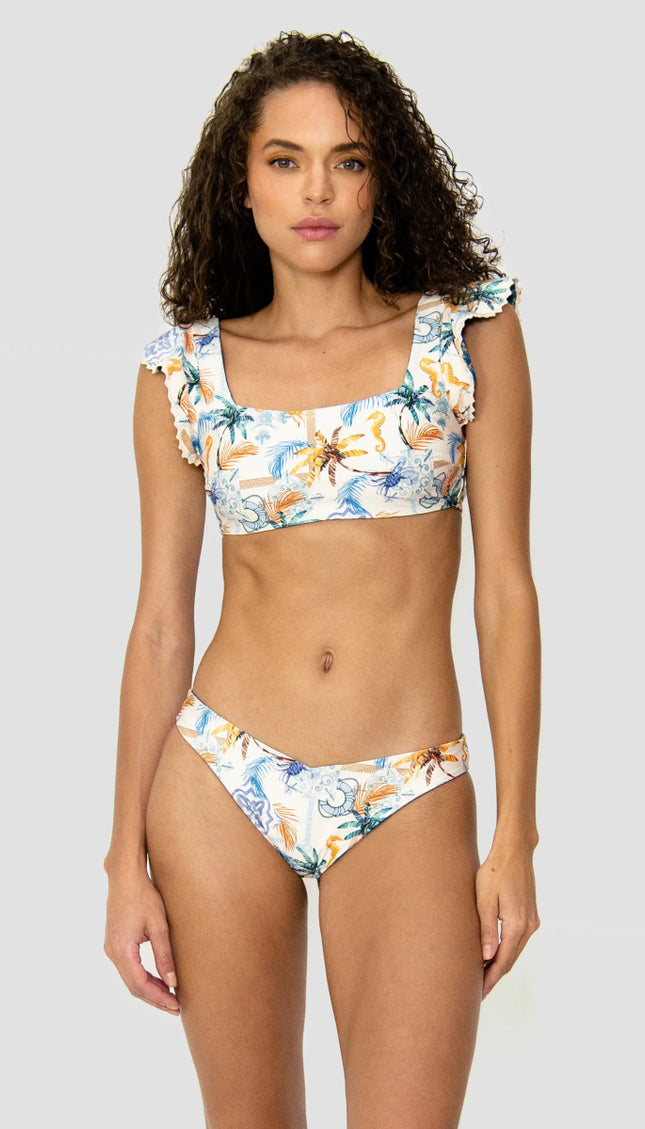 Bikini Reversible Panty Chica Aldea Caribeña Alma Viajera - Bari, los mejores trajes de baño en México.